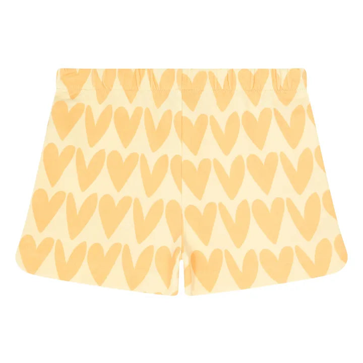 Short Girl Heart Yellow - قميص