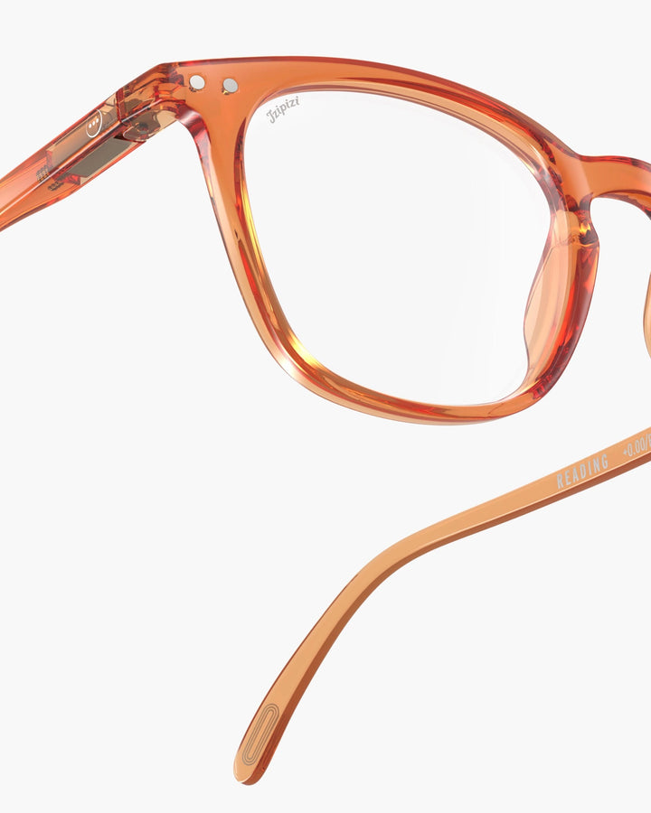 Reading Glasses #E The Trapeze - Orange Smash - نظارات