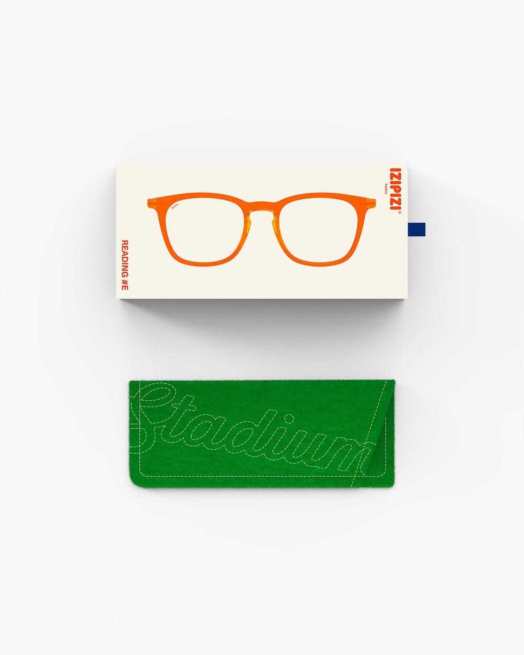 Reading Glasses #E The Trapeze - Orange Smash - نظارات