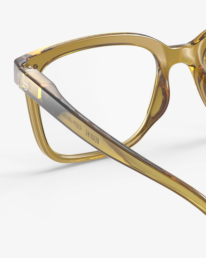 Reading Glasses #L The Big One - Golden Green - نظارات