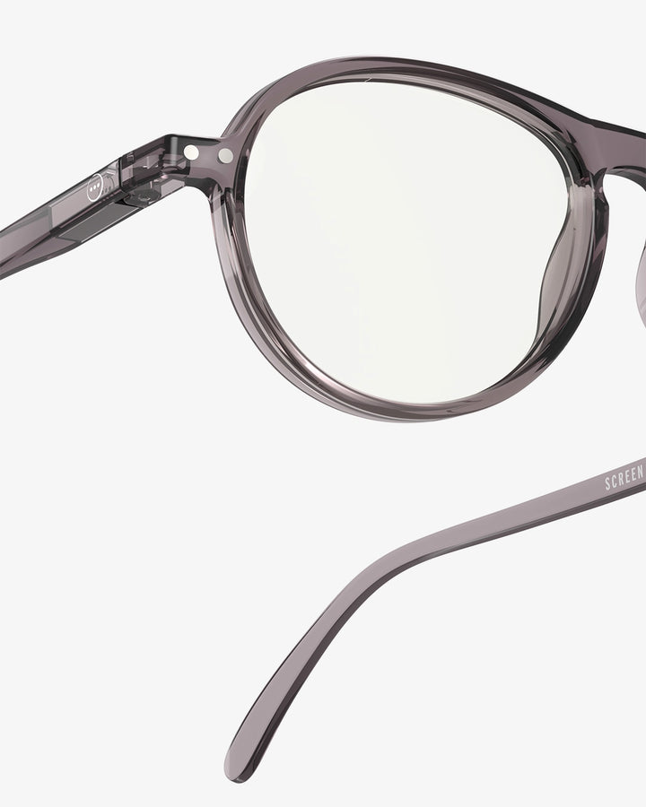 Screen Glasses #K Aviator Bold - Electronic Grey - نظارات