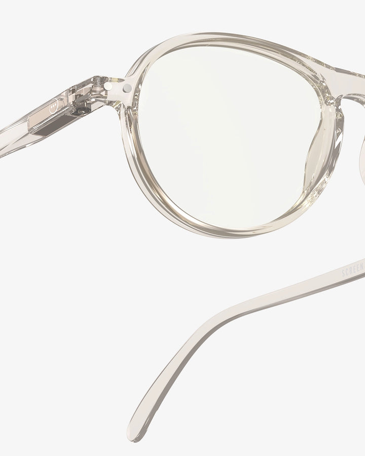 Screen Glasses #K Aviator Bold - Paper Note Beige - نظارات