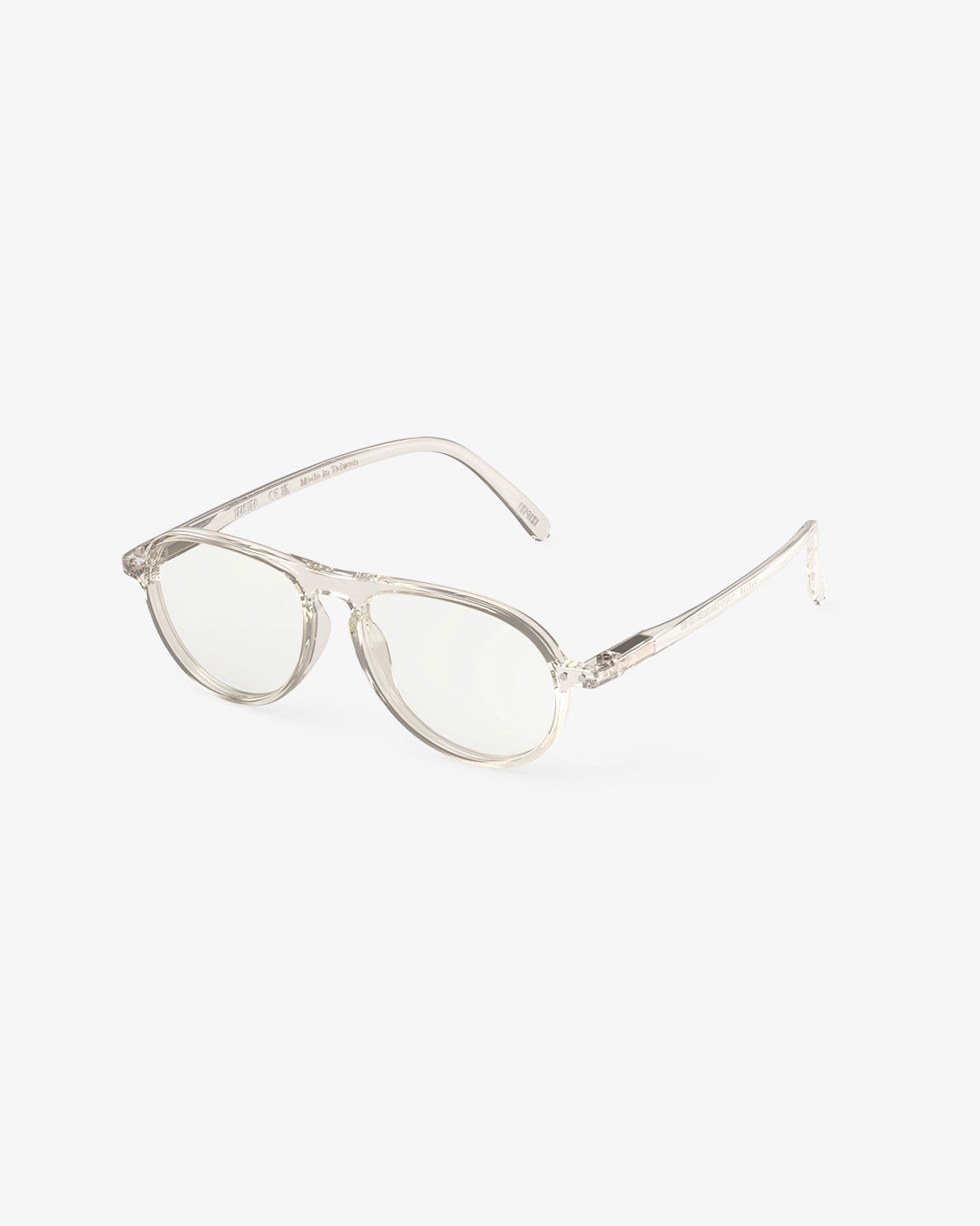 Screen Glasses #K Aviator Bold - Paper Note Beige - نظارات