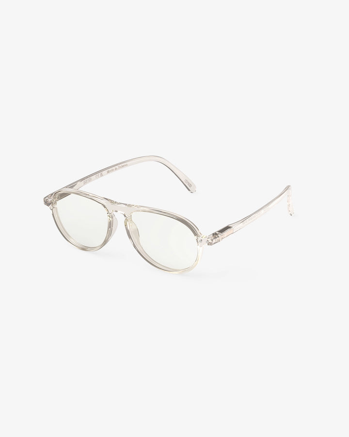 Screen Glasses #K Aviator Bold - Paper Note Beige - نظارات