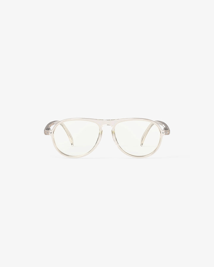 Screen Glasses #K Aviator Bold - Paper Note Beige - نظارات