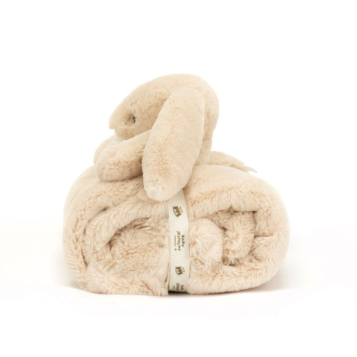 Bashful Luxe Bunny Willow Blankie - لعب الاطفال الطرية