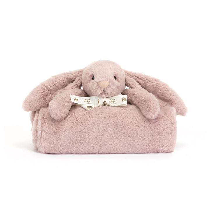 Bashful Luxe Bunny Rosa Blankie - لعب الاطفال الطرية