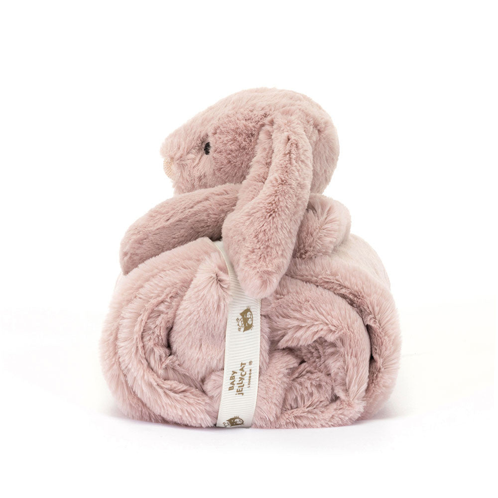 Bashful Luxe Bunny Rosa Blankie - لعب الاطفال الطرية