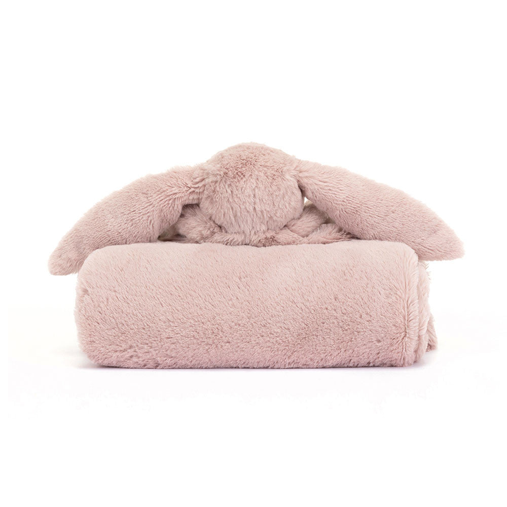 Bashful Luxe Bunny Rosa Blankie - لعب الاطفال الطرية