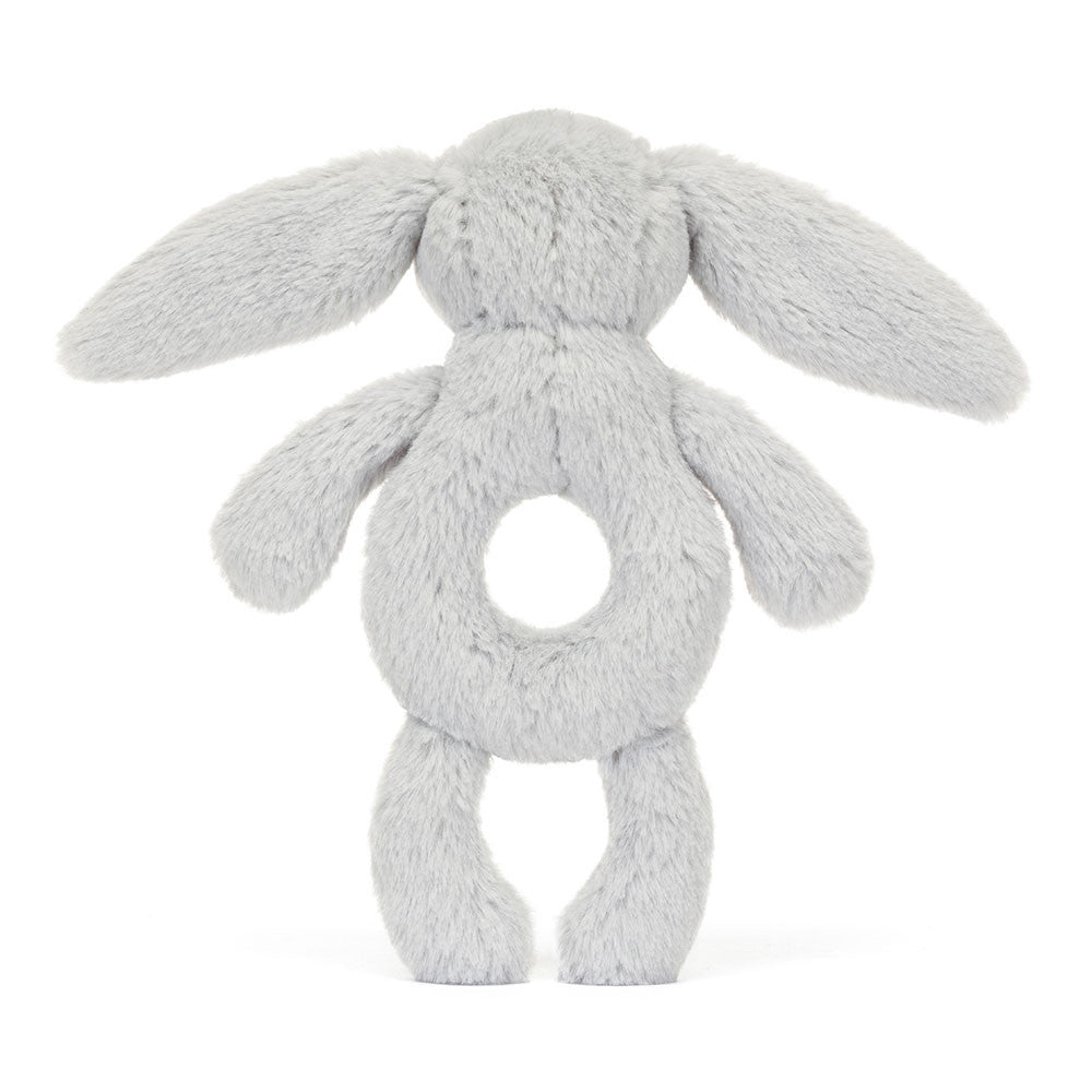 Bashful Silver Bunny Ring Rattle - لعب الاطفال الطرية