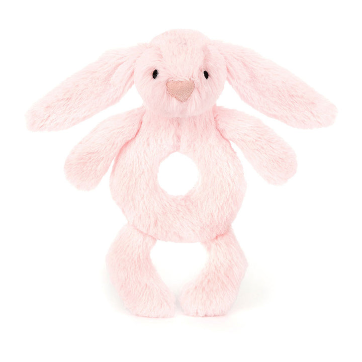 Bashful Pink Bunny Ring Rattle - لعب الاطفال الطرية