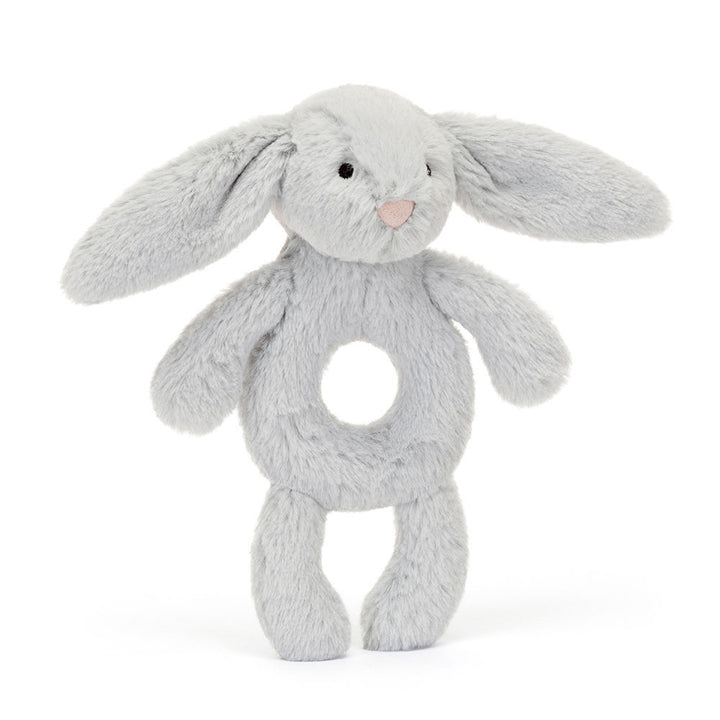 Bashful Silver Bunny Ring Rattle - لعب الاطفال الطرية