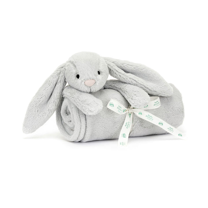 Bashful Silver Bunny Blankie - لعب الاطفال الطرية