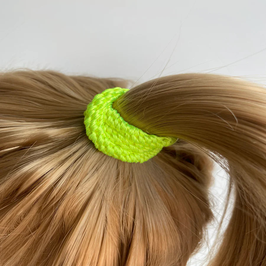 Hair Ties Neon Yellow - المرن