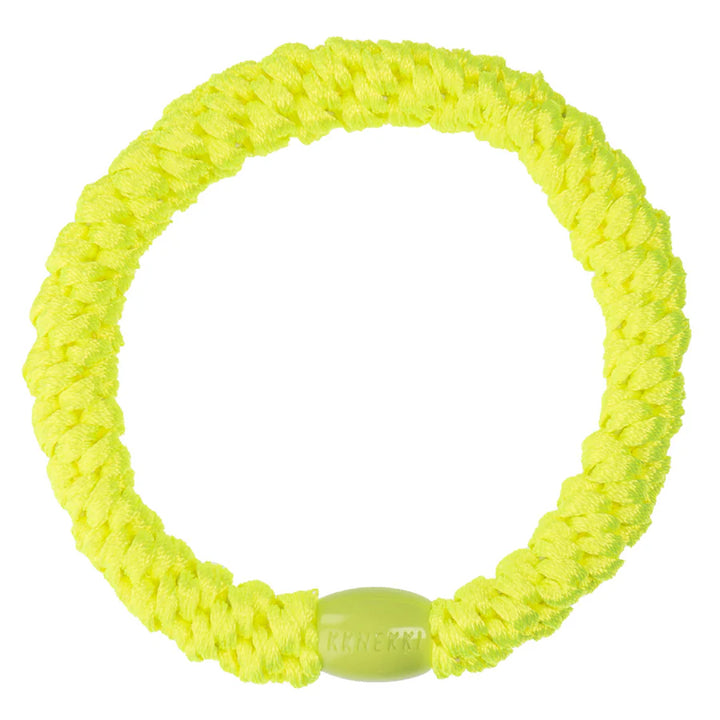 Hair Ties Neon Yellow - المرن