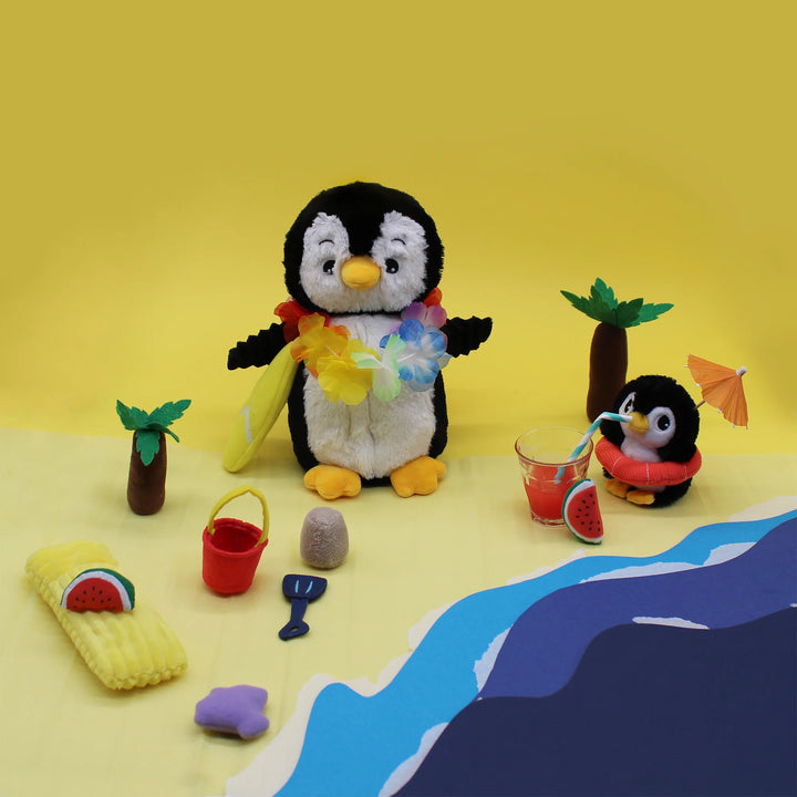 Iglou The Pinguin Duo Mint - لعب الاطفال الطرية