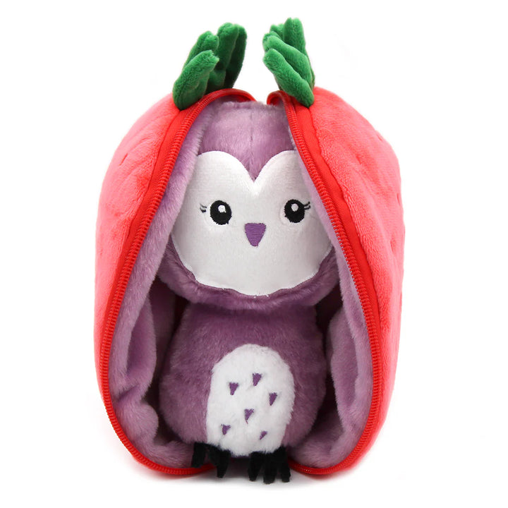 Flipetz - Violet the Owl / Strawberry - لعب الاطفال الطري