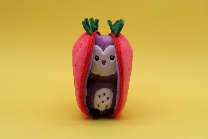 Flipetz - Violet the Owl / Strawberry - لعب الاطفال الطري