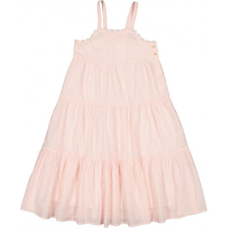 Dress Maria Stripe Pink - فستان