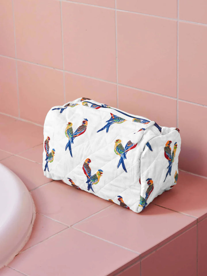 Wash Bag Multico Birds - ملابس سباحة