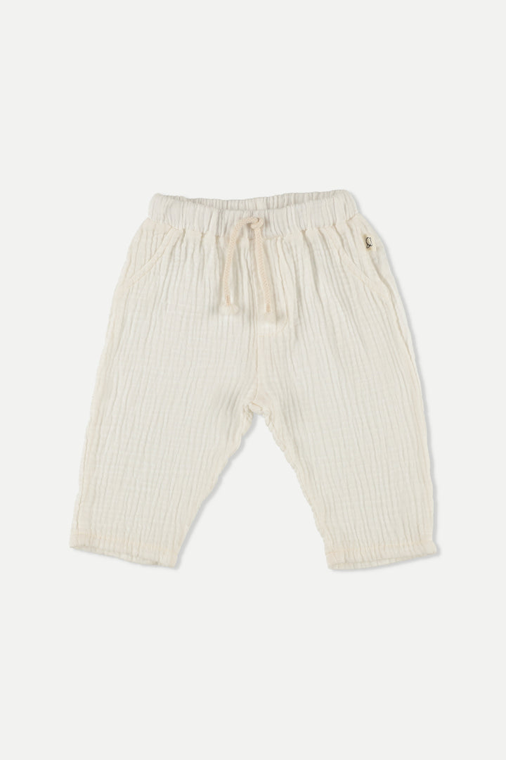 Trousers Baby Boy Mario Ivory - ملابس