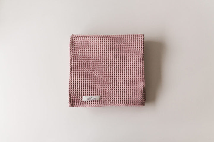 Blanket Cotton Waffle Dusty Pink - قماط