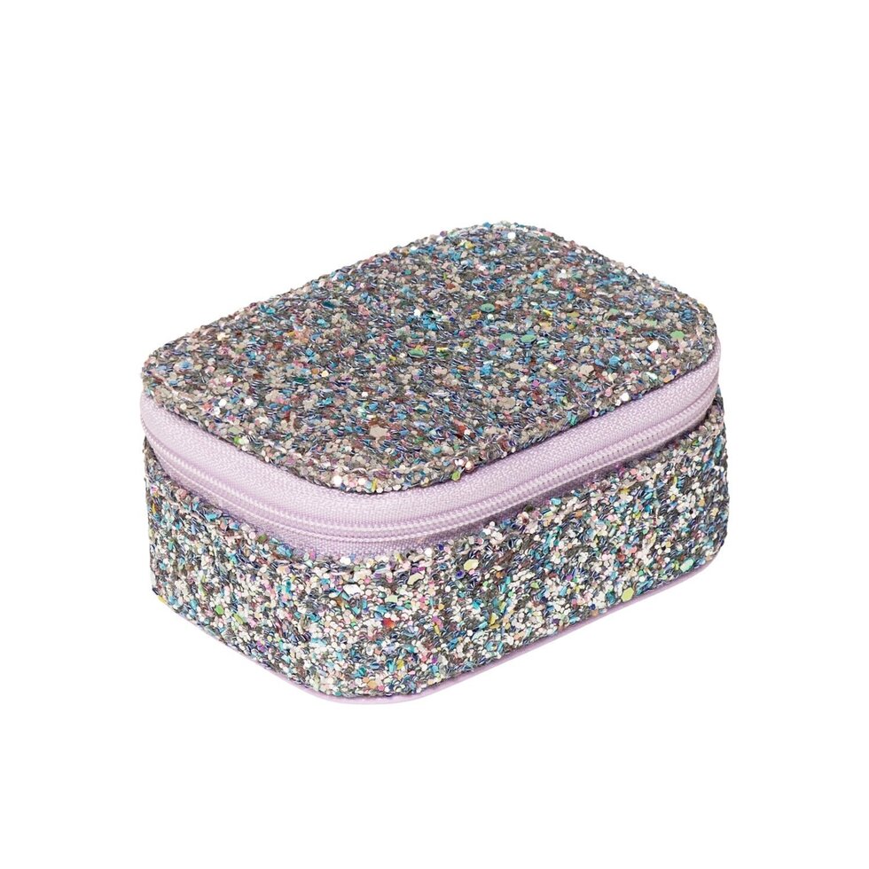 Lilac Confetti Glitter Mini Jewellery Box  - مستلزمات