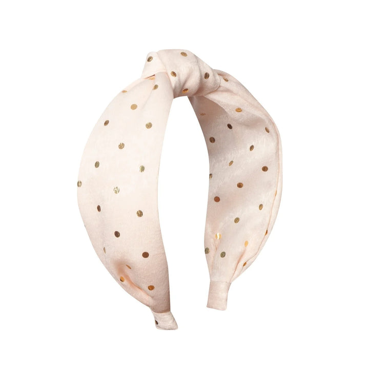 Gold Spotty Headband Neutral  - مستلزمات