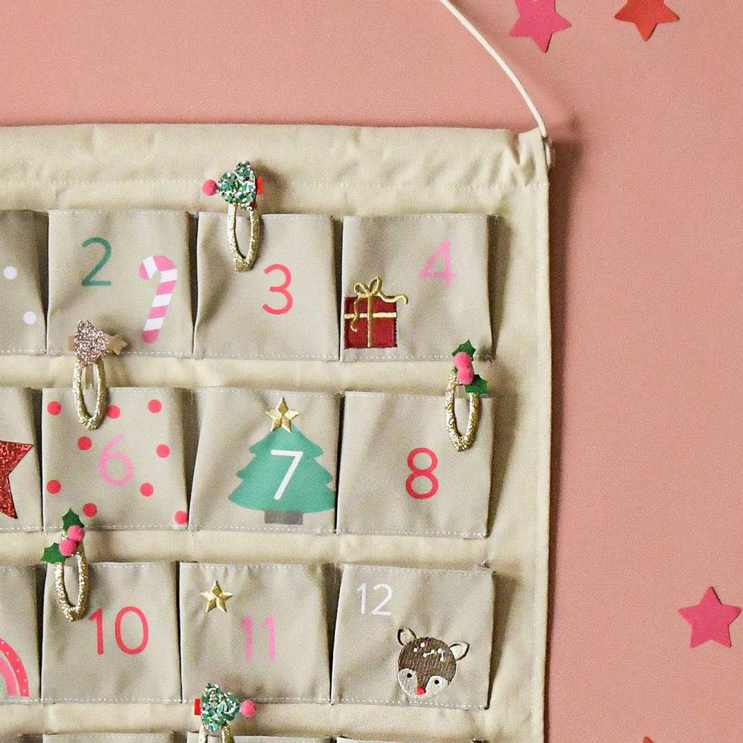 Jolly Christmas Reusable Advent Calendar - مستلزمات