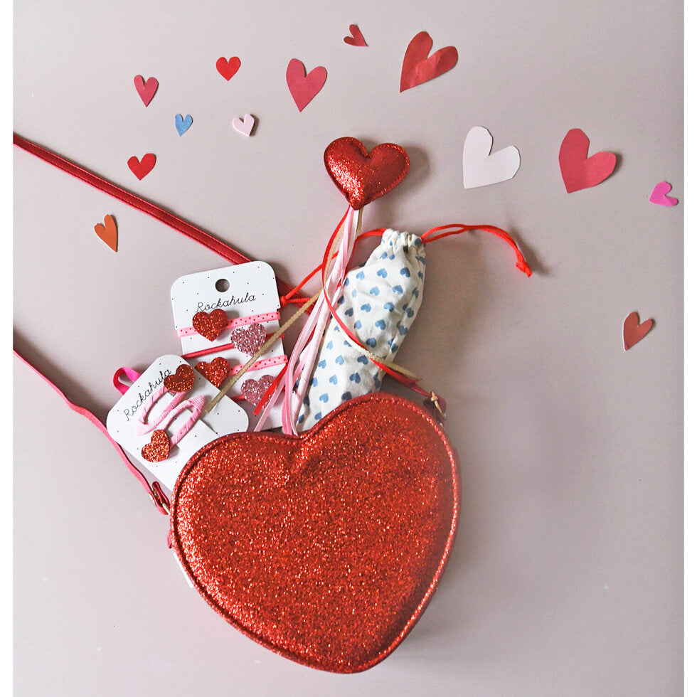 Love Heart Glitter Bag - مستلزمات