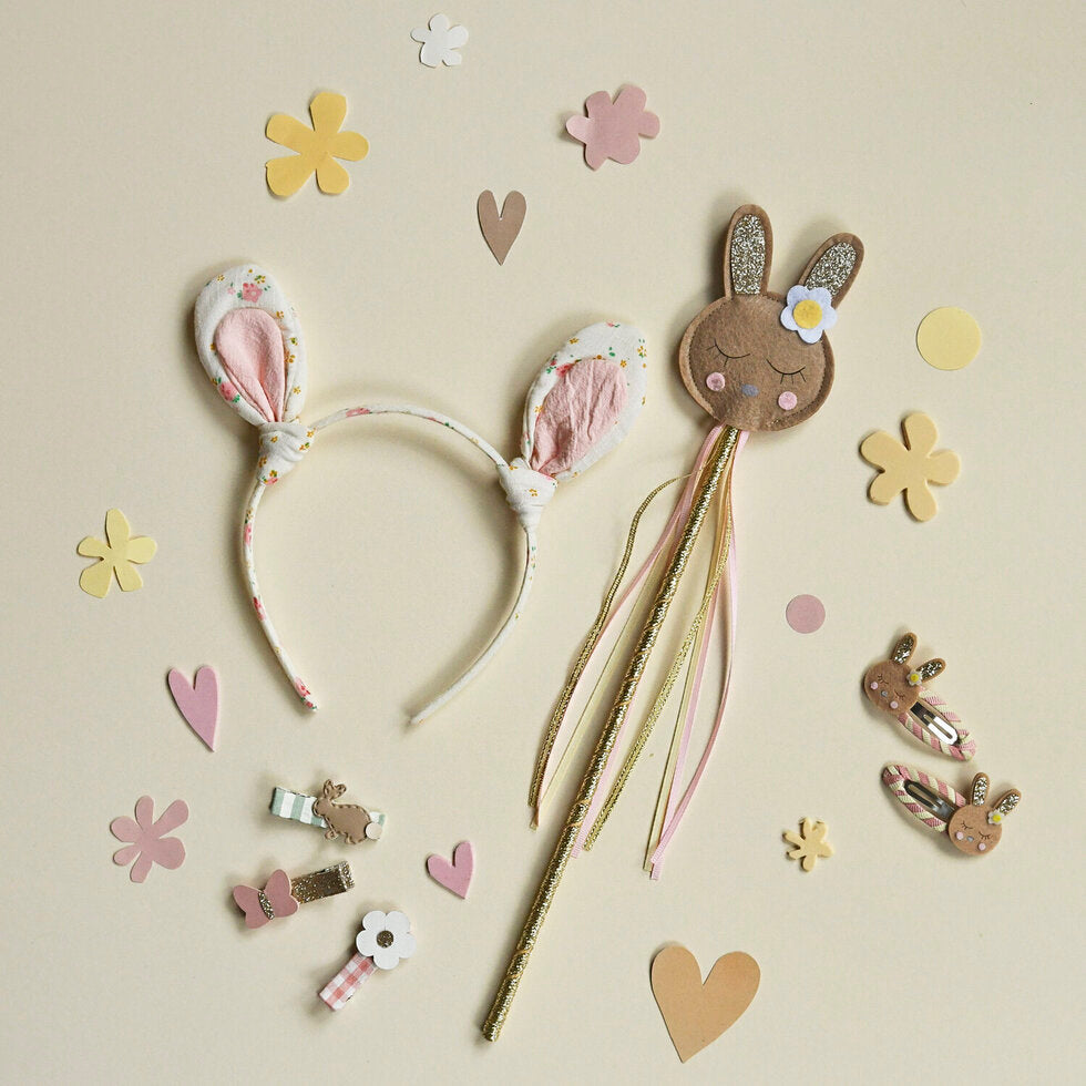 Stripy Bunny Clips - مستلزمات