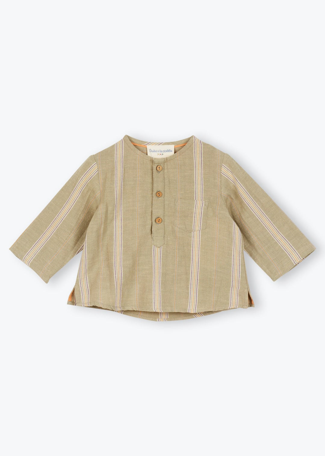 Shirt Dave Baby Boy Stripe Off White - فستان