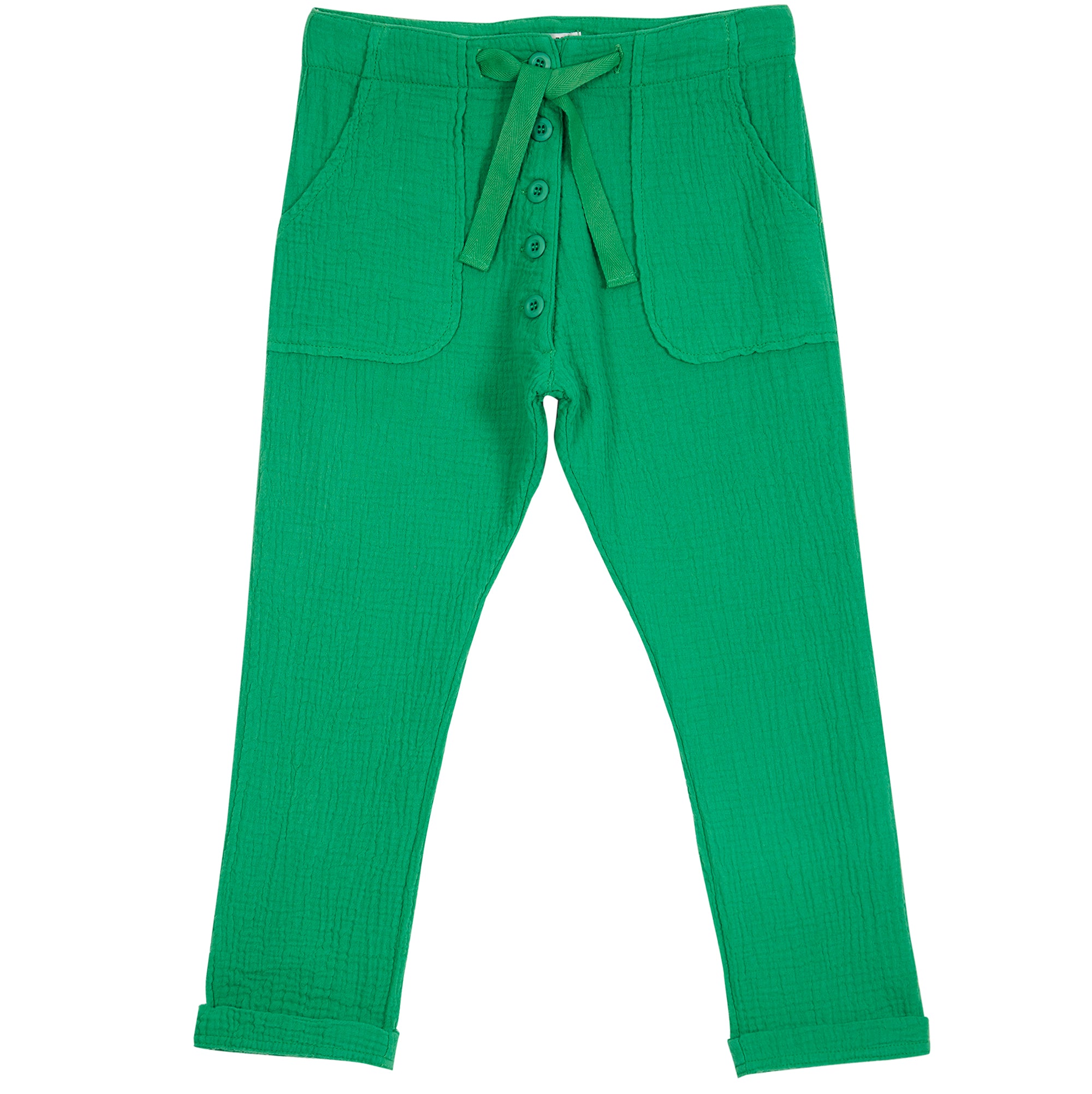 Slim Fit Twill trousers - Khaki green - Kids | H&M